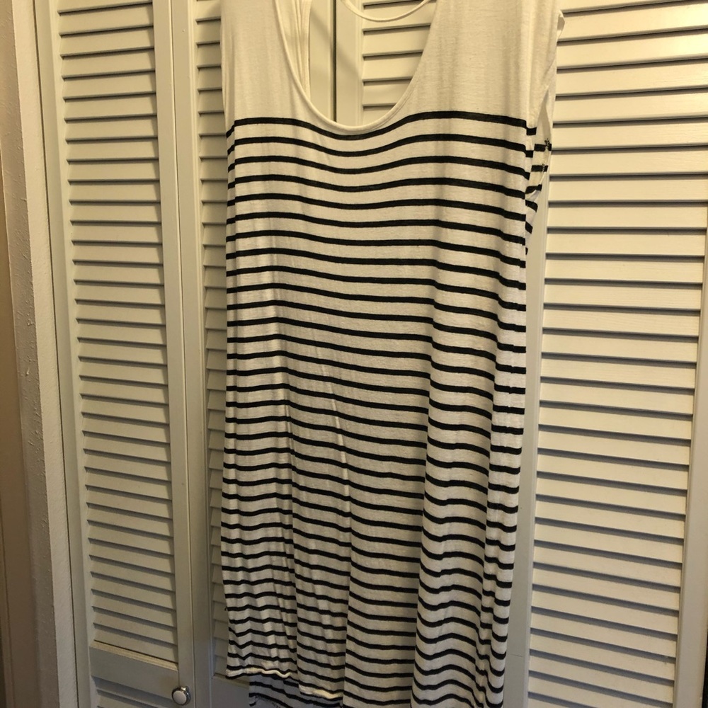 *3/$30 Deal* Black and white stripe dress